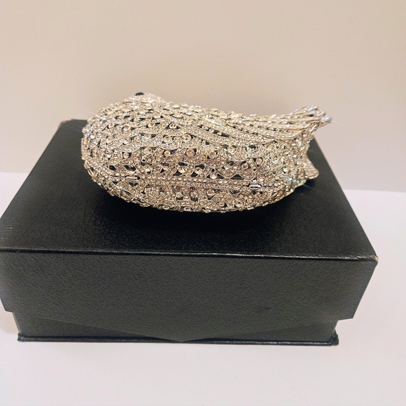 Natasha Crystal Rhinestone Embellished Evening Bag - Picture 9 of 12